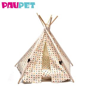 Chat Avec Coton Lits Confort L'animal Parfait Maison <span class=keywords><strong>Lit</strong></span> <span class=keywords><strong>Tipi</strong></span> Tente Pour Chien - Product Image 1