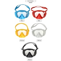 Vente en gros Masque de plongée sous-marine en silicone anti-buée Lunettes de plongée en apnée pour équipement de natation de récupération sous-marine