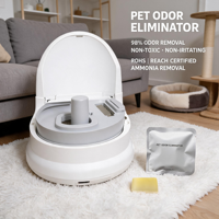 OEM 72L Bac à litière intelligent automatique pour chat avec caméra, contrôle par application, nettoyage automatique, élimination des odeurs et nettoyage facile