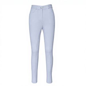 Legging d'équitation pour femme avec logo personnalisé, taille mi-haute, coupe slim, imperméable, coupe-vent, en spandex/polyester, culotte d'équitation personnalisée - Product Image 1