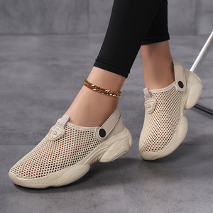 Fashion Trend Ladies <b>Closed</b>-<b>Toe</b> Slides Thin Breathable Lightweight Sports <b>Sandals</b> Women Summer Outdoor Wear Non-Slip Thick EVA - Product Image 2