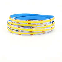 Lampu Strip LED COB Fleksibel 8mm IP65 CRI 90 Berkualitas Tinggi, Dapat Diredupkan, Daya Tahan 50000 Jam, Garansi 2 Tahun, Bersertifikasi CE ROHS FCC