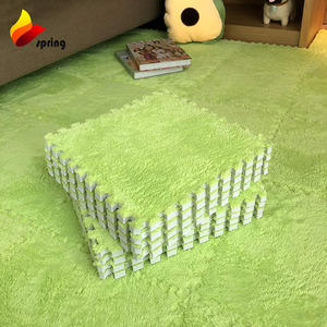 Alfombra Espuma Rompecabezas Juego para niños Espuma Eva Terciopelo suave Bebé Piso Rompecabezas Alfombra peluda Habitación DE LOS NIÑOS Mantener caliente Alfombrillas de juego - Product Image 4