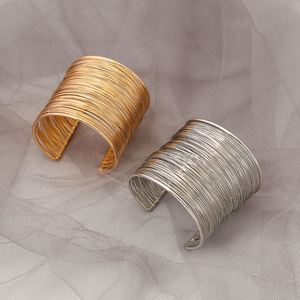 Bracelets de bras ajustables personnalisés en laiton plaqué or 18 carats pour filles, très demandés - Product Image 2