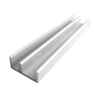 Riel guía de perfil de aluminio industrial, carril deslizante tipo E para puerta deslizante, marco de aleación de aluminio, 1530 - Product Image 2