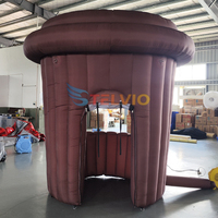 Stand de nourriture gonflable personnalisé pour carnaval, en Oxford, avec rideau pliable, stand de concession, stand de restauration rapide, stand de café, tente en forme de stand