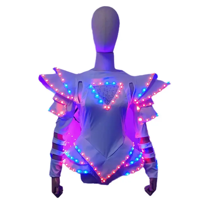 led costumes women luminous costumes sexy girl dancing stage performance show suits factory price led light costume