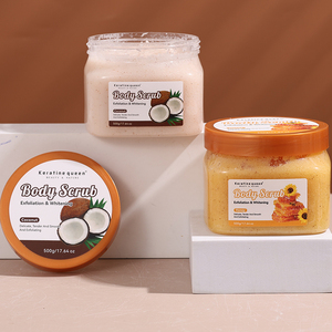 Exfoliante Corporal de Sal Marina con Frutas y Plantas, Aguacate, Sandía y Aloe Vera para Suavizar Cutículas, Blanquear la Piel y Exfoliar el Cuerpo - Product Image 4