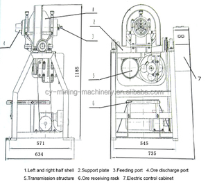600*800 Kleine Labor-Mahlgeräte für Gold und Eisen Multifunktionale Trocken- und Nassmühle Labor-Kugelmühlenmaschine - Product Image 6