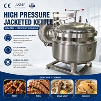 Ketel Listrik Stainless Steel Bertekanan Tinggi dengan Jaket untuk Produksi Minyak Goreng