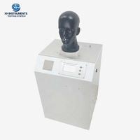 EN 149 Probador de resistencia respiratoria de máscara Válvula de bola de bronce y bomba de barril Equipo esencial para la comodidad de la respiración