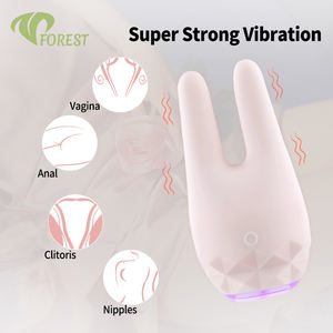 Водонепроницаемый портативный вибратор-пуля TT Forest для женщин, стимулятор сосков и влагалища, клипса для удовольствия, секс-игрушка для пар - Product Image 4