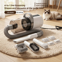 Kit de Toilettage pour Animaux 4-en-1 en Gros avec Écran LCD, Tondeuse Professionnelle pour Chiens et Outils de Toilettage, 100 Réglages de Vitesse