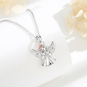 Changda Trendy Thanksgiving Day Love <strong>Guardian</strong> Fairy <strong>Angel</strong> Wing Pendant Necklace <strong>Gift</strong> for Women - Product Image 4