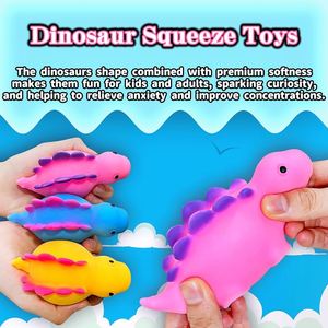 PU Dinosaur Stegosaurus Squishy Stress <b>Balls</b> <b>Squeeze</b> Toys for Kids Unisex - Product Image 3