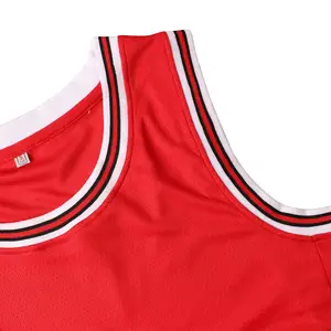 Toptan erkekler t shirt polyester malzeme basketbol formalar kadınlar için basketbol forması özel logo üniformaları