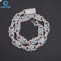 Bracelet manchette de luxe CHOYUE pour femme en argent 925 plaqué rhodium, serti de moissanite taille brillant en forme de trèfle, certifié GRA