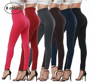 Leggings lavorati <span class=keywords><strong>a</strong></span> maglia senza cuciture super elastici <span class=keywords><strong>a</strong></span> <span class=keywords><strong>vita</strong></span> alta da donna <span class=keywords><strong>a</strong></span> basso prezzo <span class=keywords><strong>pantaloni</strong></span> da yoga per palestra fitness - Product Image 4