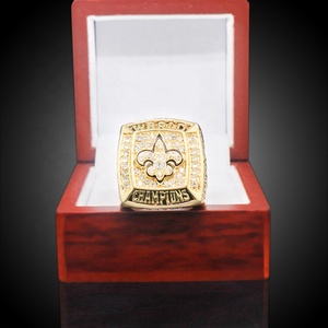 Di alta qualità 2009 New Orleans Saints NFL Super Bol campionato anelli classico calcio Memorial anello in lega - Product Image 5