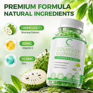 Gummies au corossol <span class=keywords><strong>GPGP</strong></span> GreenPeople pour adultes, véganes, sans OGM, favorisent l'immunité, la digestion, la santé de la peau et la fonction cellulaire - Product Image 3