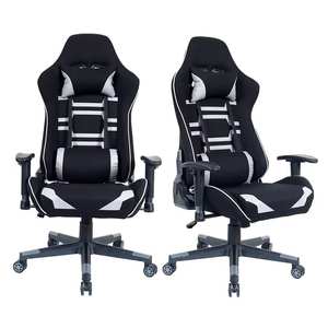 Silla Gamer de Piel Sintética Negra y Roja para Juegos de PC con Logotipo Personalizado a Precio Económico - Product Image 5