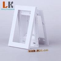 Boîtier de commutateur de gradateur de conception moderne 120x70mm boîtier de projet en plastique boîtier d'injection électrique boîtier abs
