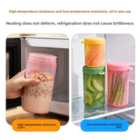 Ensemble de contenants hermétiques en silicone MIXWARES pour aliments, organisateur de garde-manger, boîte avec couvercle, distributeur d'épices pour les produits secs de cuisine