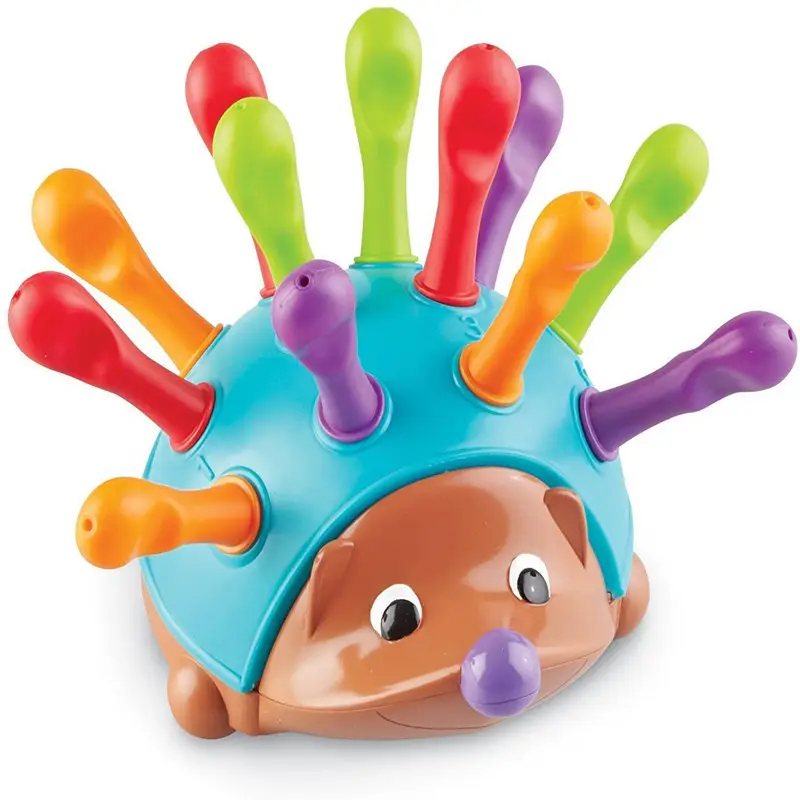 Amazon hot sale Cartoon Baby Sensory Toys learning resources spike the fine motor hedgehog educational toys For Kids Baby