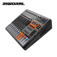 Console de son numérique professionnelle PRO-860D double 99 effets DSP Interface USB 650W mélangeur Audio de puissance à 8 canaux équipement Audio