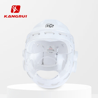Casque de protection réglable à double visière pour arts martiaux (karaté, taekwondo, samouraï, judo) – Respirant et confortable pour adultes et enfants – Offre spéciale