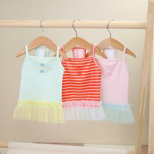 Nouvelle robe en maille fine d'été pour animaux de compagnie pour <span class=keywords><strong>Yorkshire</strong></span>, Pomeranian, <span class=keywords><strong>Bichon</strong></span>, Schnauzer, Teddy, petits chiens - Product Image 2