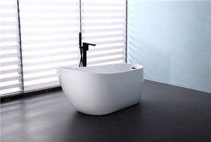 Baignoires autoportantes en acrylique blanc pur de qualité supérieure au meilleur prix de l'usine CUPC / bains à remous 1,5 m 1,7 m Hôtels modernes - Product Image 2