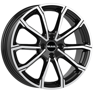 Llantas de aleación 17" MAK F50704BBM40CM2X DaVinci4 BLACK MIRROR 5J17 Et40 4X100 Cb54,1 Índice de Carga 450 Esféricas R14 con Asiento para Pernos - Product Image 1