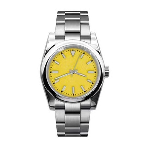 Reloj de Cuarzo Redondo Vintage de Acero Inoxidable de Alta Gama de 36/40 mm para Hombre, Resistente al Agua, Estilo Ejecutivo, Lujo, Opción OEM ODM, Hecho en China - Product Image 4