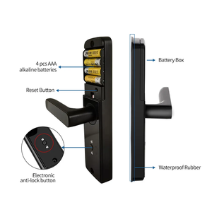 Euro Mortise 4585 6072 Smart <strong>Door</strong> Lock Fingerprint Tuya Wifi Zigbee Ttlock Wifi BLE No Need Gateway Card Code Digital <strong>Door</strong> Lock - Product Image 3