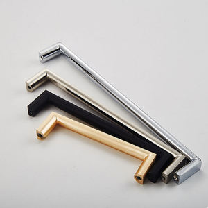 Tirador de barra cuadrada Vintage, manija de armario de cocina de oro cepillado, dormitorio, Hotel, sala de estar, taller escolar, cajón de tocador de Hospital - Product Image 2