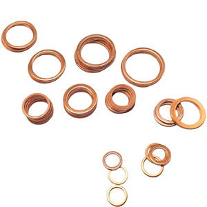 Rondelle en cuivre pour conduites hydrauliques de frein DIN7603, joint d'étanchéité à haute ductilité, paquet de 100 pièces - Product Image 5