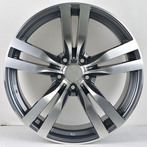 Rines de Auto de 20 Pulgadas 5x120 5 Orificios Negros Simples de Cinco Radios de Aleación Fundida Aptos para <span class=keywords><strong>BMW</strong></span> - Product Image 2