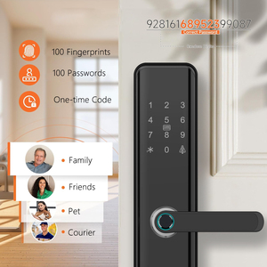 Serrure de porte intelligente Eseye <span class=keywords><strong>WIFI</strong></span>, serrure électrique à empreintes digitales sans clé, carte mémoire, Cerradura Inteligente Tuya, serrure de porte intelligente numérique - Product Image 4