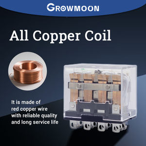 Growmoon HH62P DC 24 В небольшое промежуточное реле без основания - Product Image 3