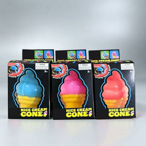 Venta al por mayor: 20 estilos de bolas antiestrés con cara sonriente, juguetes blandos Needo Nice-Sicle, juguetes sensoriales para aliviar el estrés - Product Image 3