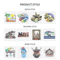 Aimants de réfrigérateur en métal personnalisés sur mesure, souvenirs touristiques de Minsk, Biélorussie, fabriqués par le fabricant