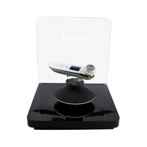 Draadloze Oortelefoons Met Digitaal Logo Display Draaiend Schoenenrek Metalen Draairek Voor Kleine Voorwerpen 360 Roterende Cosmetische Standaard