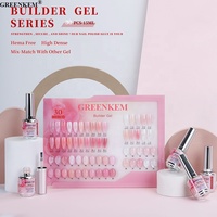 Gel de Construction 30 Couleurs avec Gel de Durcissement pour Extension Rapide des Ongles et Modélisation – Gel Constructeur Longue Durée pour Usage Professionnel en Salon