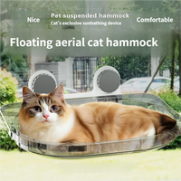 Hamac pour chat à ventouse pour fenêtre, lit suspendu toutes saisons pour chat pour bronzer, panier pour chat à fixer sur vitre, chaud pour l'hiver