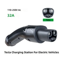 Nouveau chargeur EV portable RSCHG 3,5 kW avec interface 16A monophasé niveau 2, câble de 5 m, courant réglable 200-220V, modèles 3/Y/S/X