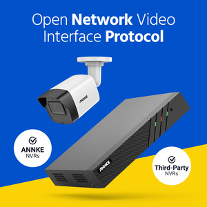 Système de caméra vidéo <span class=keywords><strong>ANNKE</strong></span> 16CH 12MP H.265+ PoE NVR, enregistreur vidéo, 12 caméras IP PoE 3K 5MP avec microphone AI, <span class=keywords><strong>surveillance</strong></span> CCTV, caméras réseau - Product Image 5