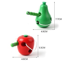 Montessori giocattoli educativi in legno per bambini <span class=keywords><strong>1</strong></span> 2 3 anni giocattoli per bambini bambini 3D puzzle in legno apprendimento precoce <span class=keywords><strong>giochi</strong></span> per bambini giocattoli regalo - Product Image 5