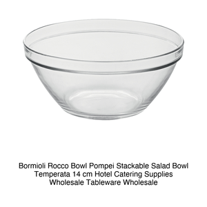 Bol à salade empilable en verre trempé Pompei Ø 14 cm Bormioli Rocco - Product Image 2