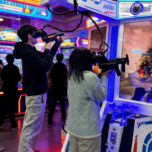 Misión de disparos en realidad virtual de movimiento completo para <span class=keywords><strong>2</strong></span> jugadores: D-Day y Warzone, juego cooperativo y individual, tecnología antivómitos - Product Image 1